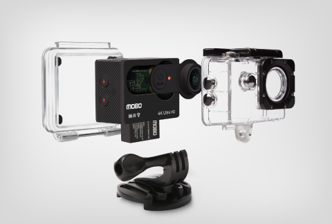 Ilustración Fotorealista MOBO Cámara